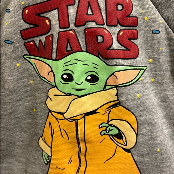 Star Wars Kids Gray and Yellow Hoodie - Picture 3 of 4